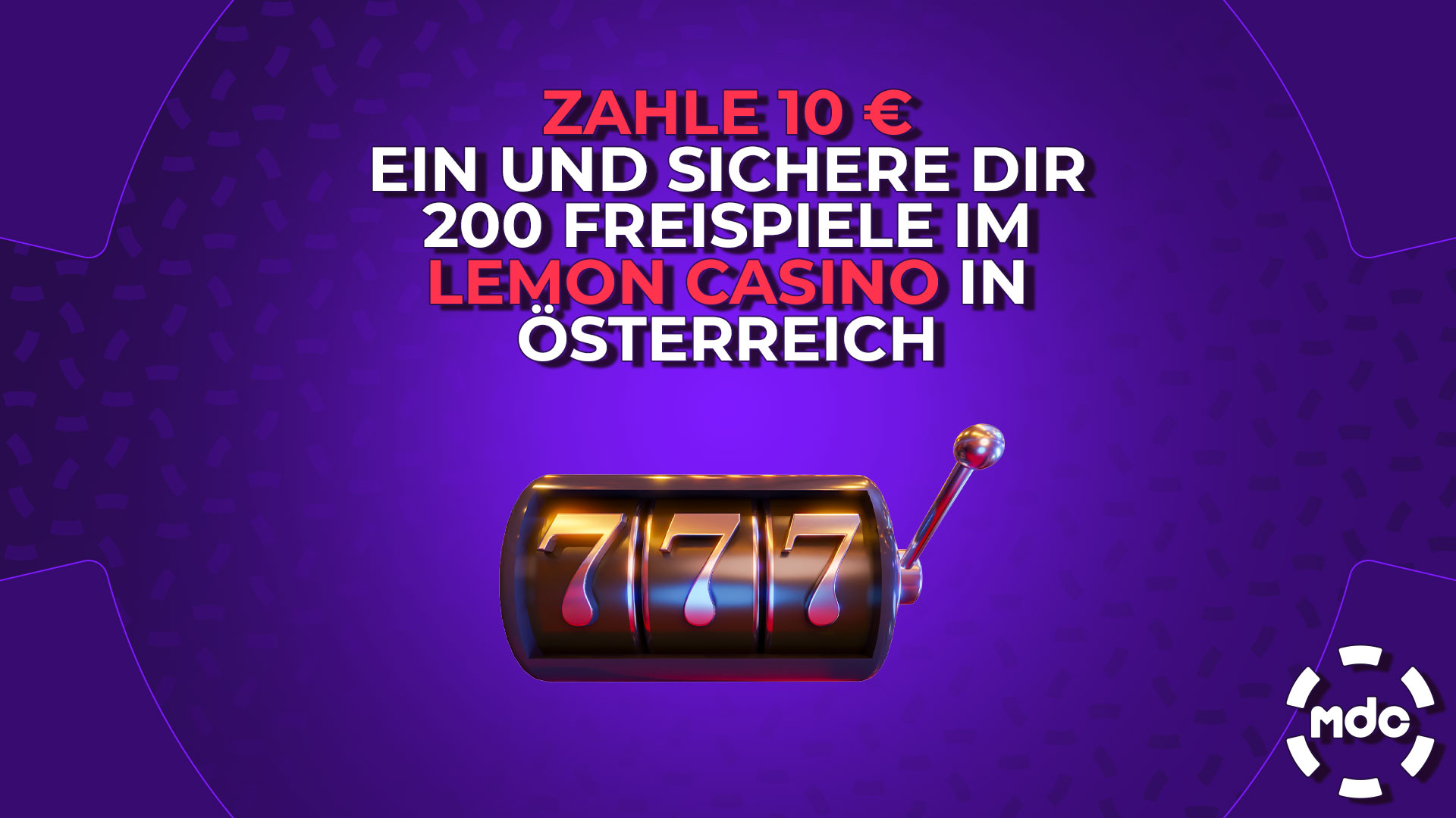 Zahle 10 € ein und sichere dir 200 Freispiele im Lemon Casino in Österreich