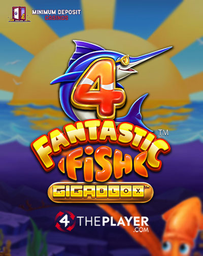 4 Fantastic Fish Gigablox Slot Image