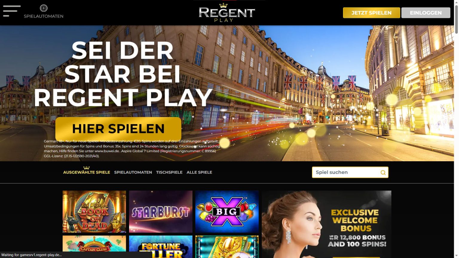 regent play screenshot