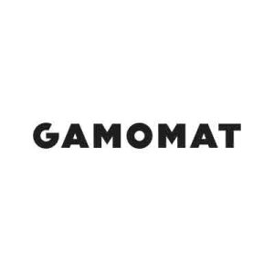 Gamomat logo white bg