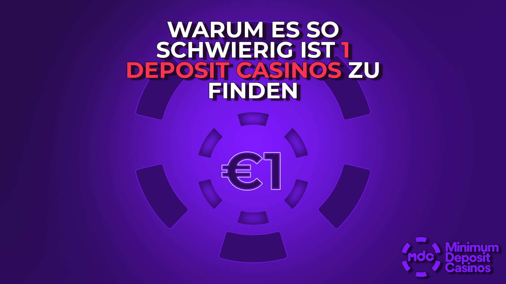 Warum es so schwierig ist 1 Deposit Casinos zu finden