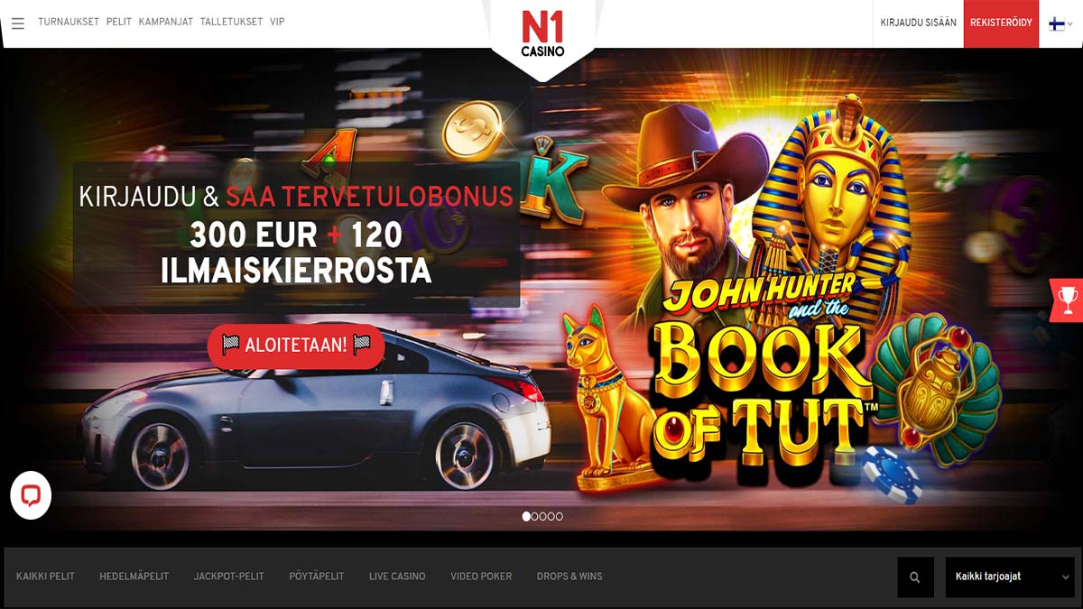 N1-kasinon arvostelu – Tee 20 € minimitalletus ja lunasta 200 ...