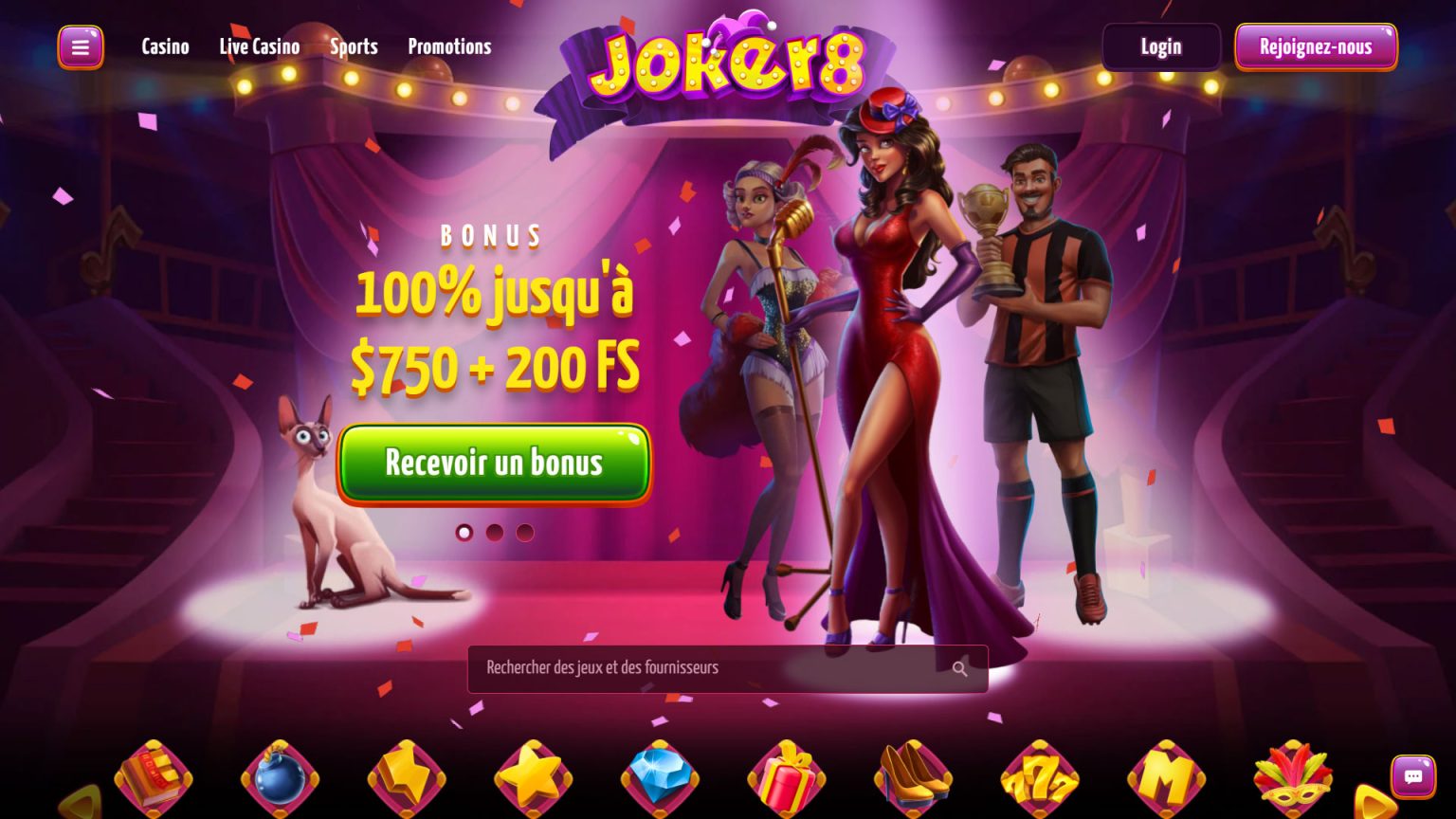 Joker8 Casino Capture d'écran