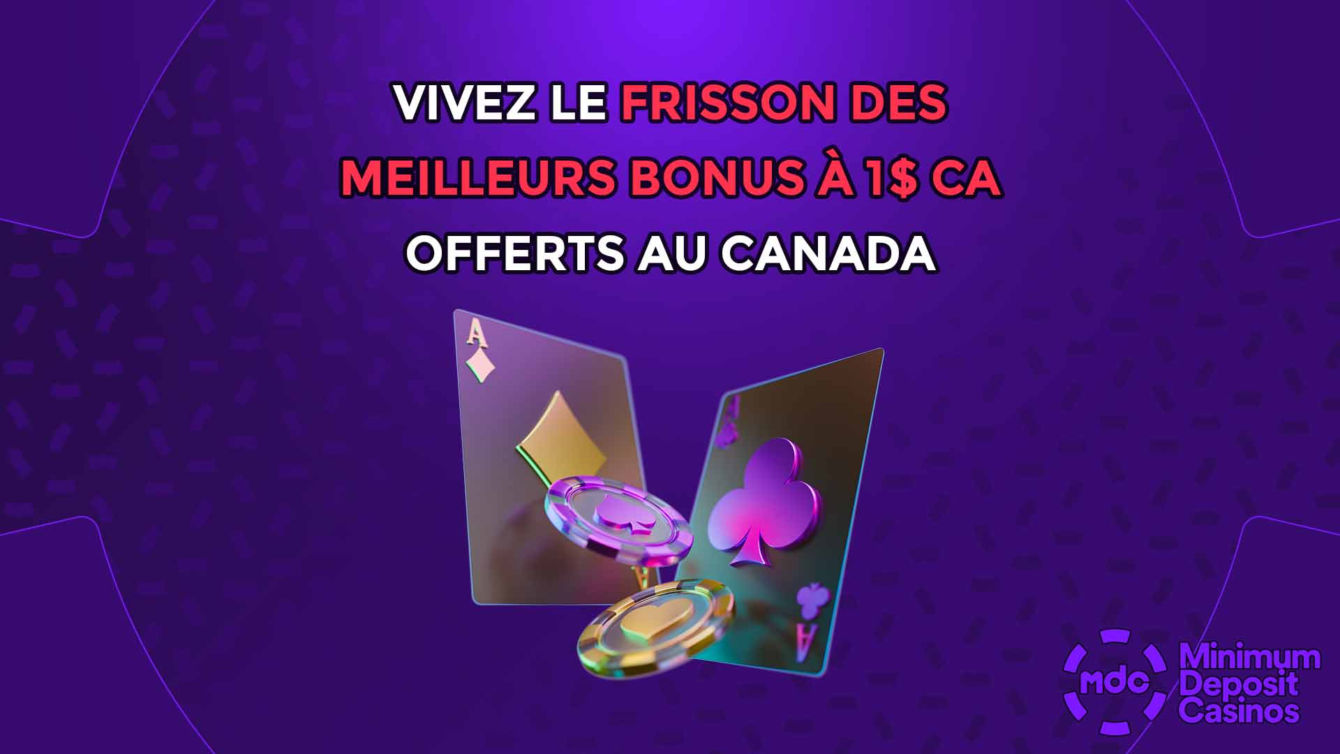 Vivez le frisson des meilleurs bonus à 1 $ CA offerts au Canada