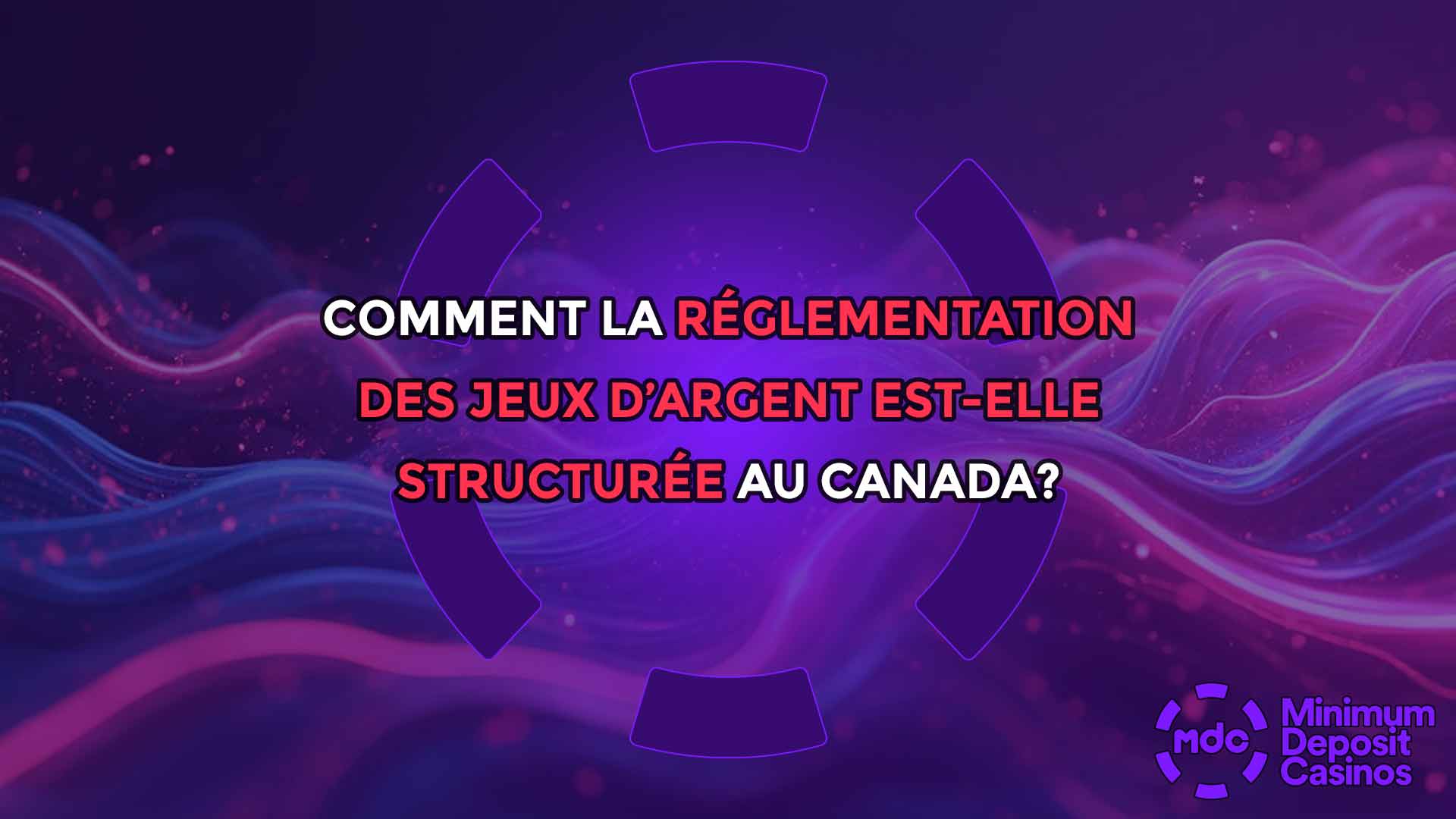Comment la réglementation des jeux d’argent est-elle structurée au Canada?