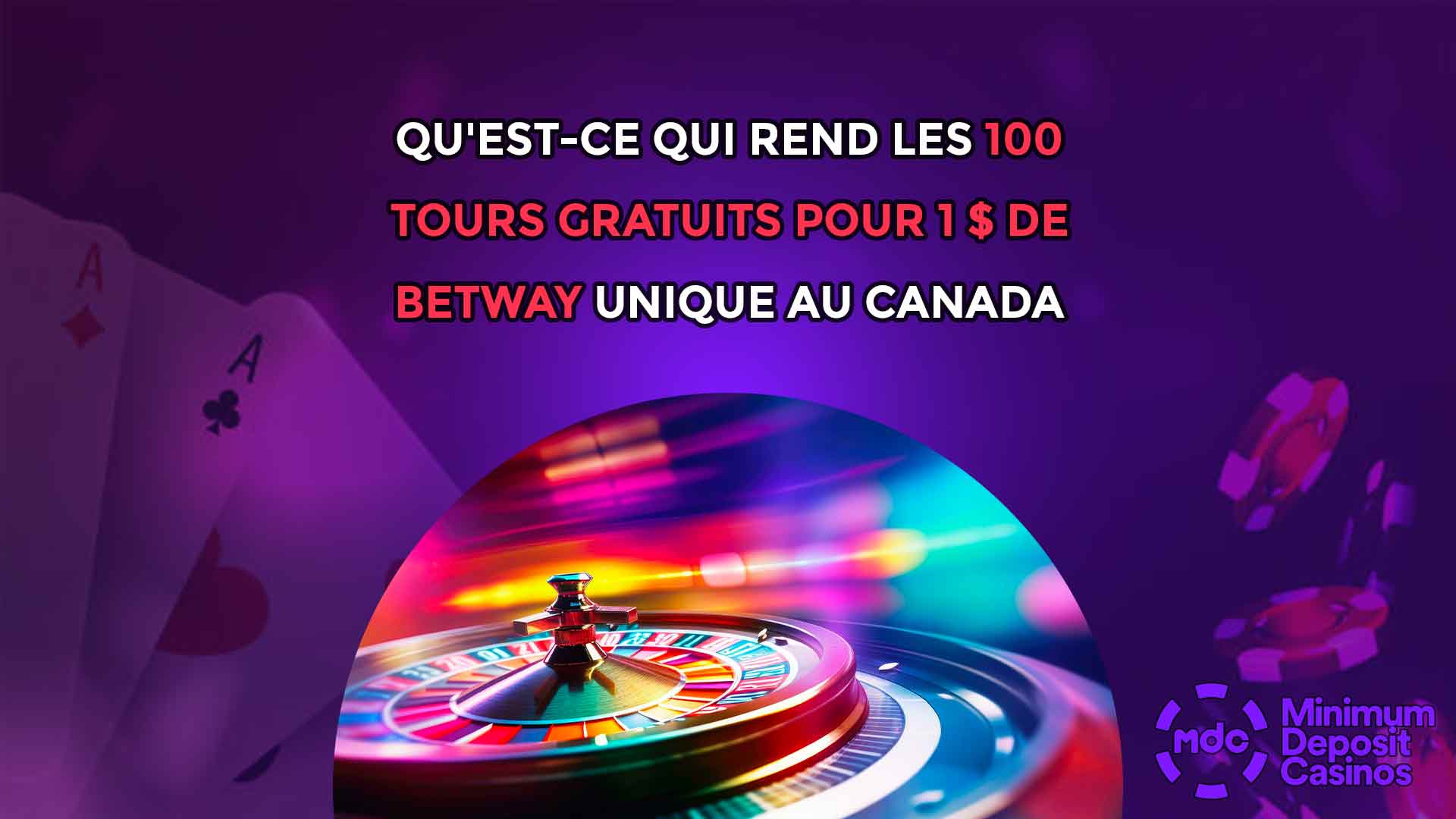 Qu'est-ce qui rend les 100 tours gratuits pour 1 $ de Betway unique au Canada