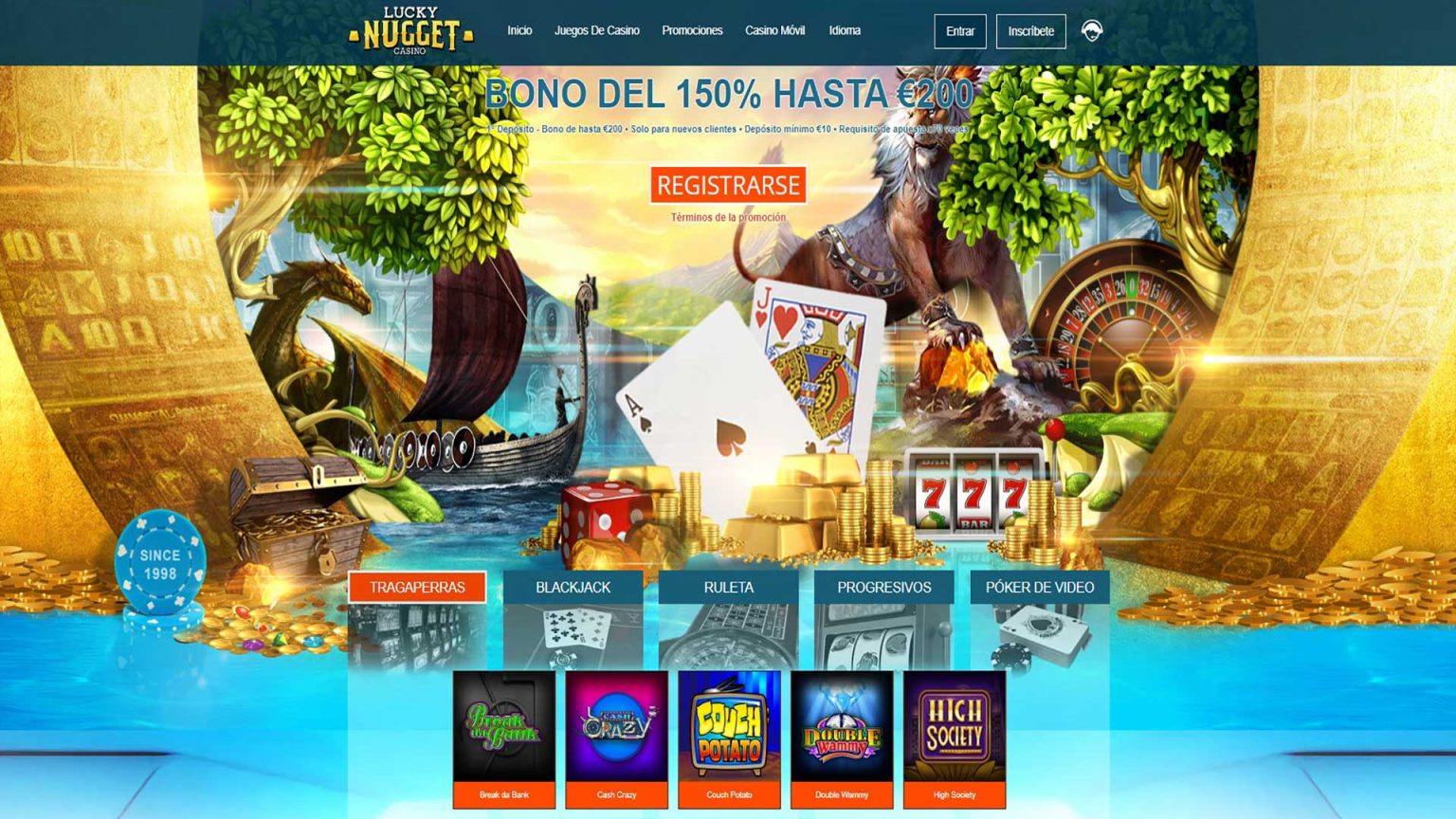 Captura de pantalla del casino Lucky Nugget