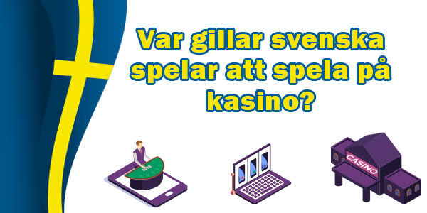 Var gillar svenska spelar att spela på kasino?