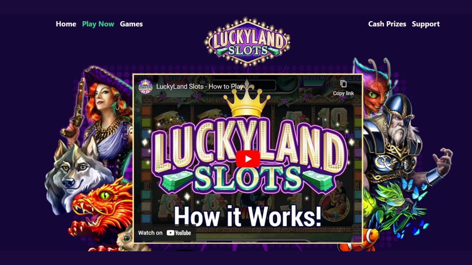 Luckyland Slots desktop ss