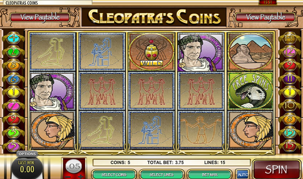 Screenshot of Cleopatra's Coins