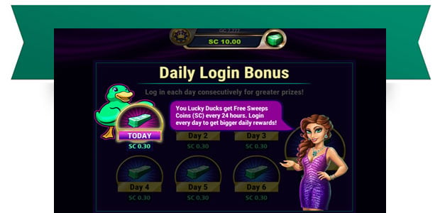 Screenshot of LuckyLand