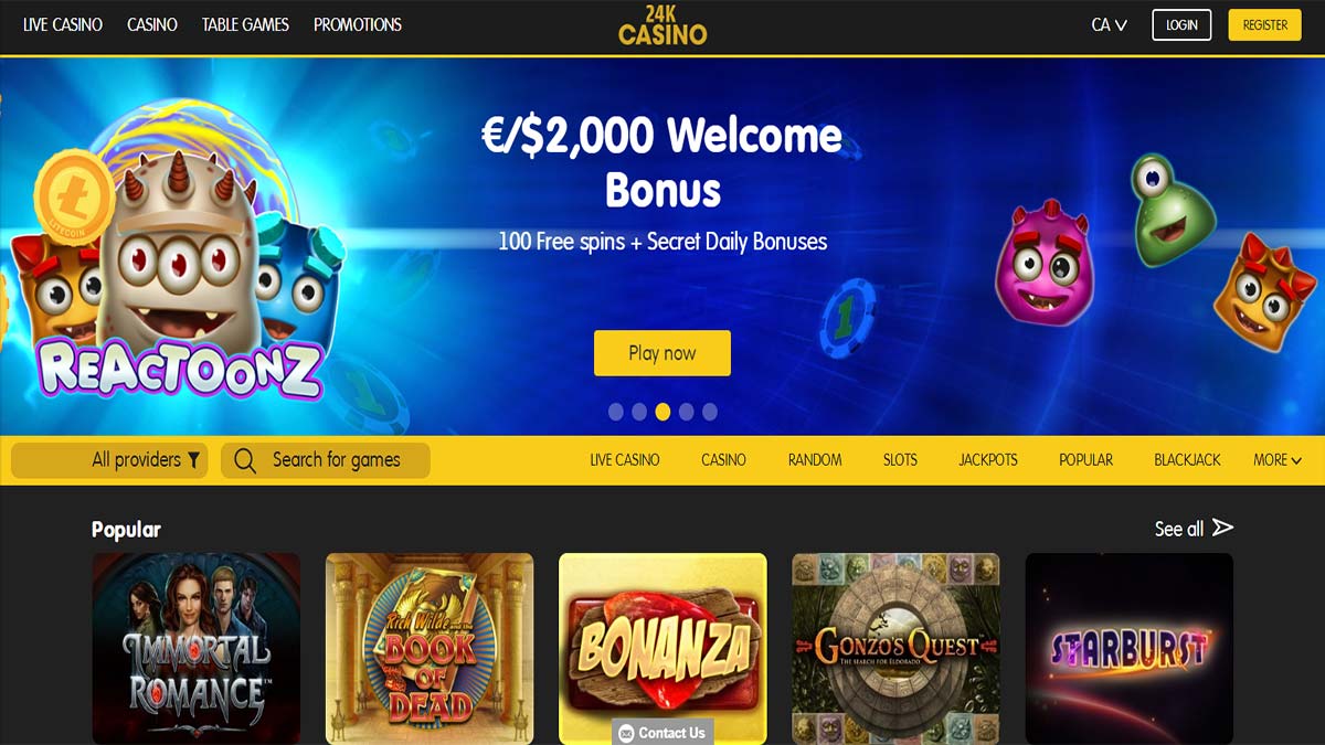 24k Casino Screenshot