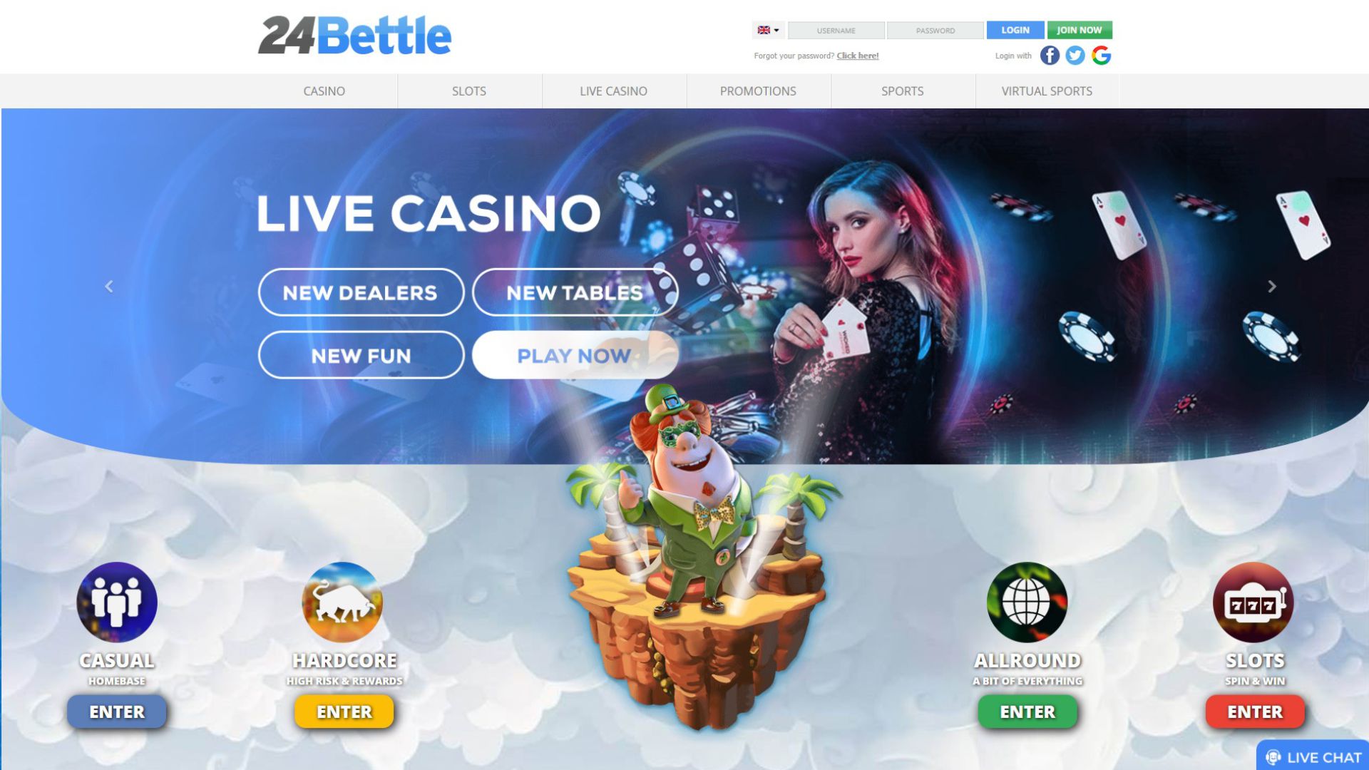 24bettle casino review