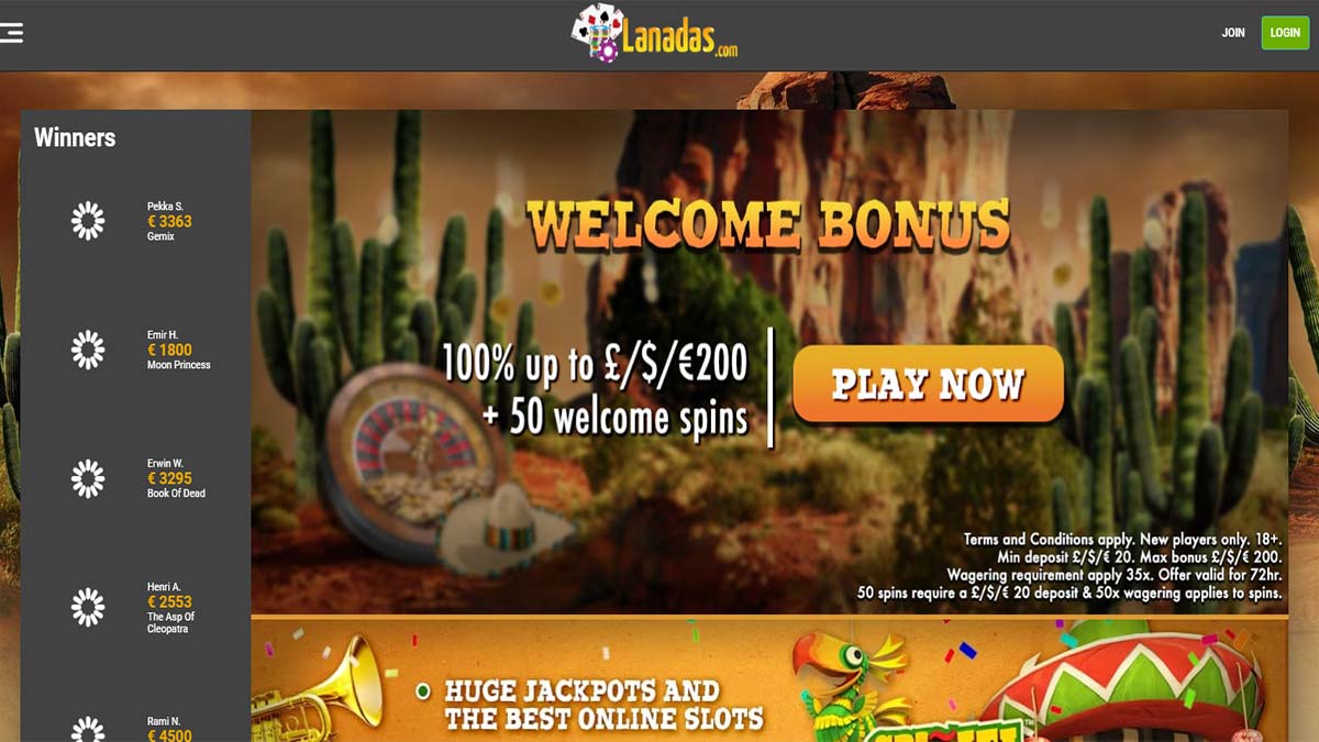 Lanada Casino Screenshot