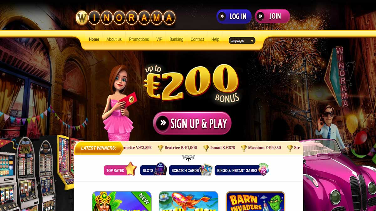 Winorama Casino Screenshot