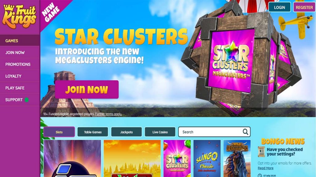 Fruit Kings Casino Review Claim 100 Free Spins today