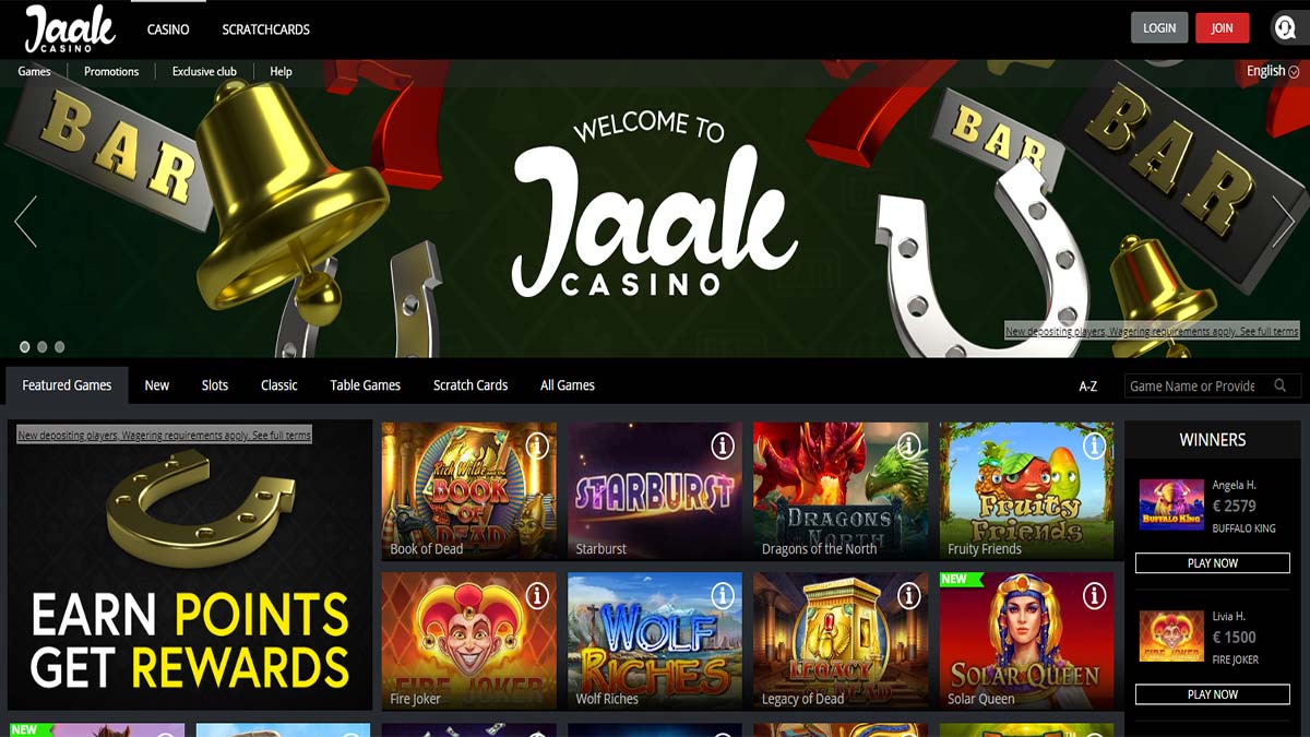 Jaak Casino Screenshot