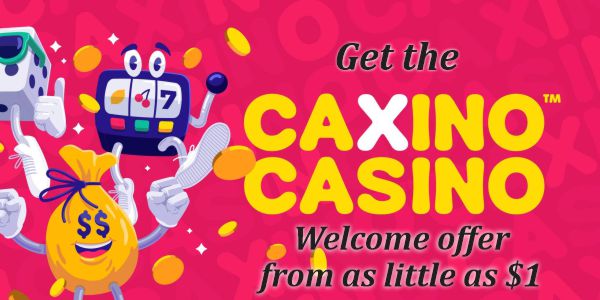Get the Caxino Casino Welcome offer from as little as $/€1