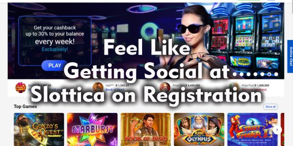 Feel Like Getting Social at Slottica on Registration