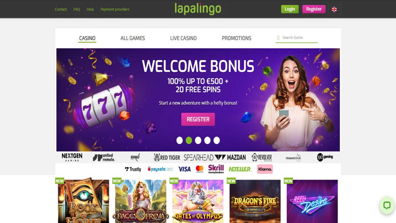 Lapalingo Casino Bonus