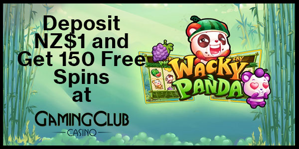 Deposit NZ$1 and Get 150 Free Spins at Gaming Club