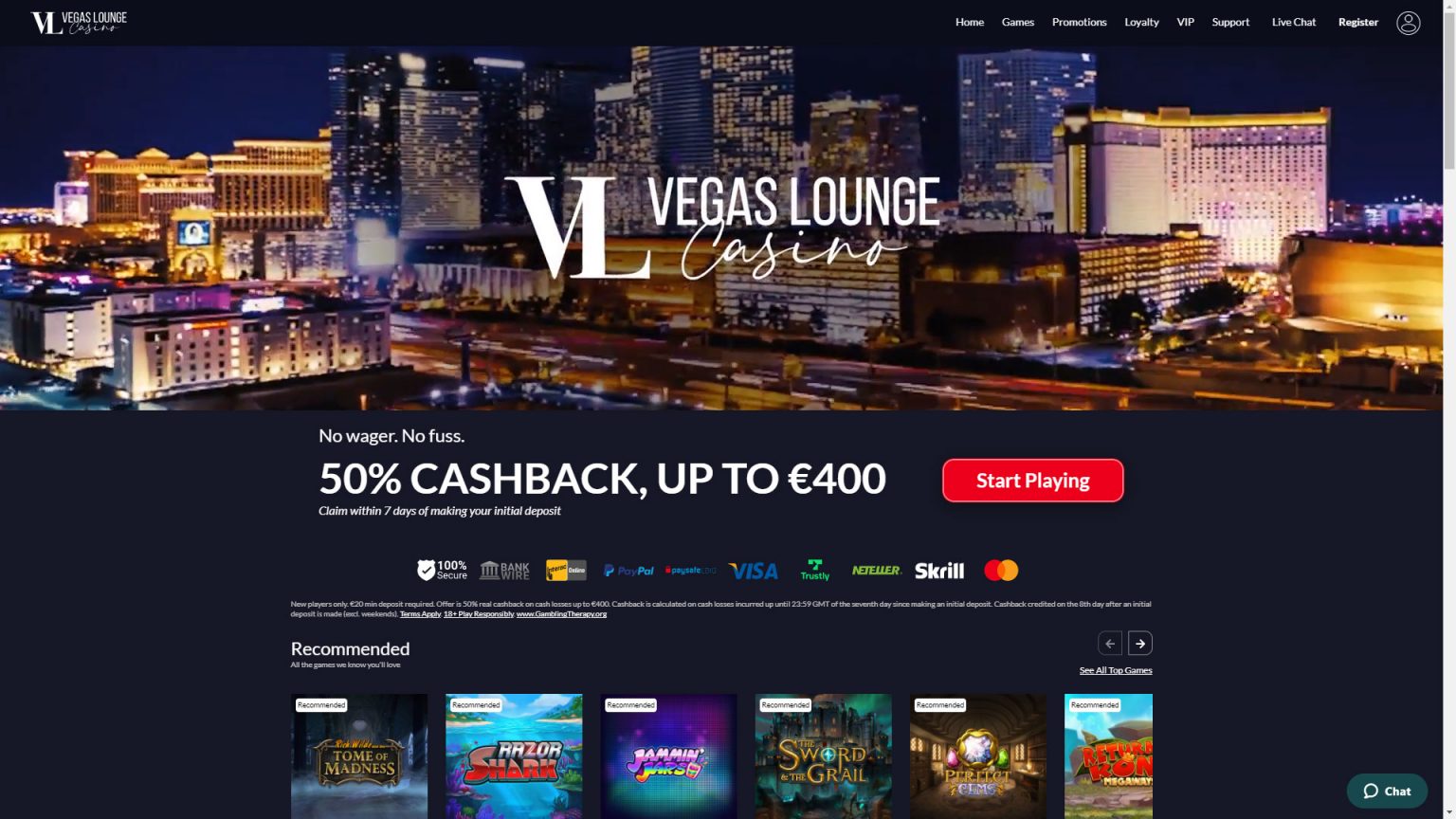Vegas 7 live chat