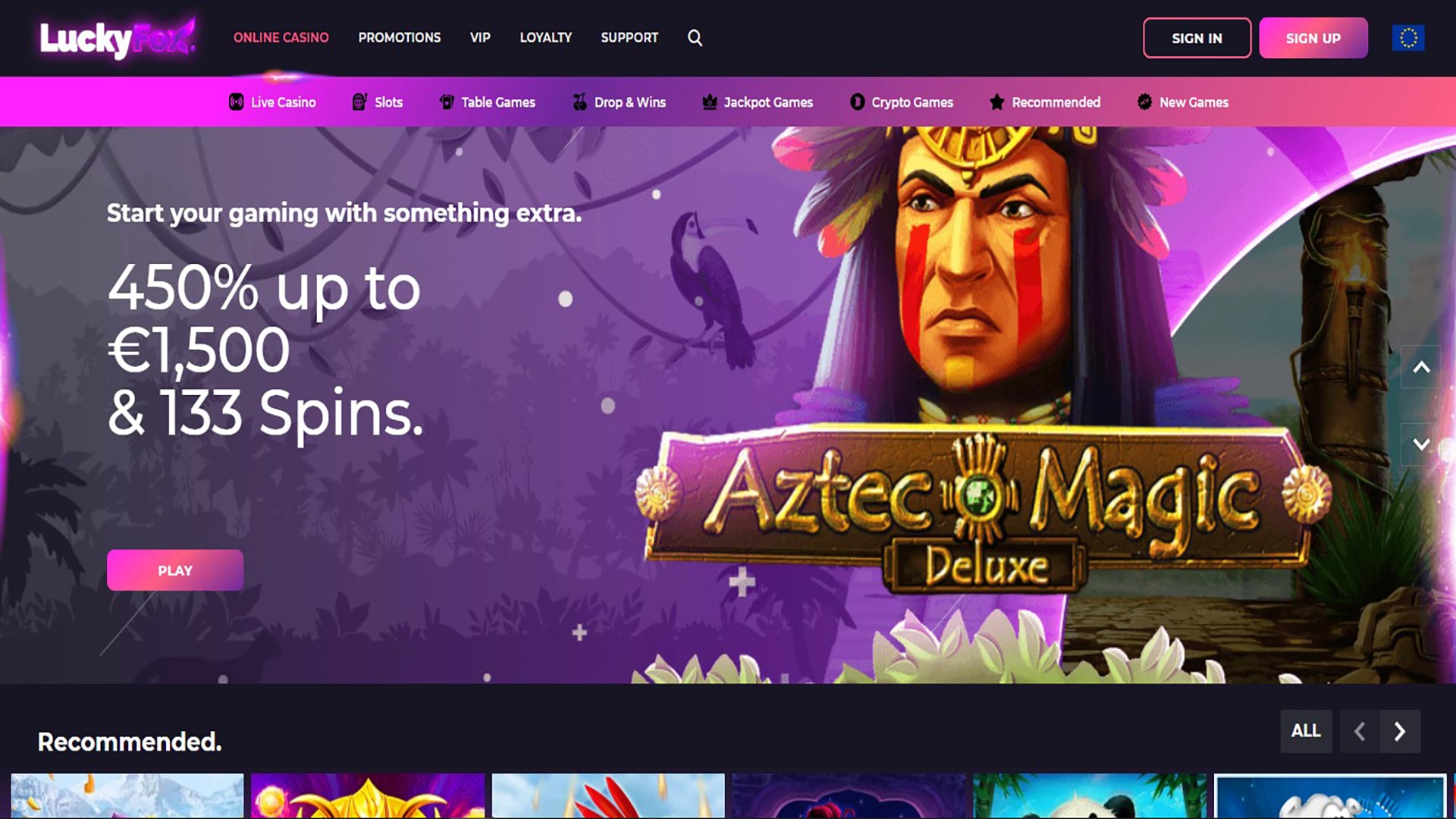 Lucky Fox Review - $/€1500 Welcome Bonus + 133 Bonus Spins