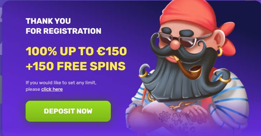 OctoCasino Completed signup
