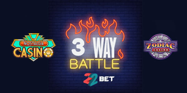 3 Way Battle of the Top $/€1 Deposit Casino Free Spins