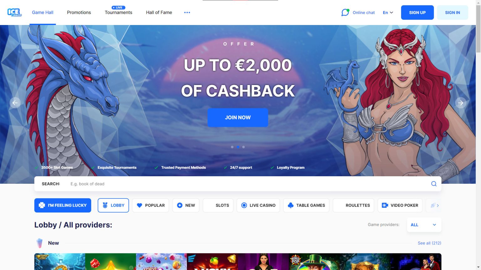 Ice casino review