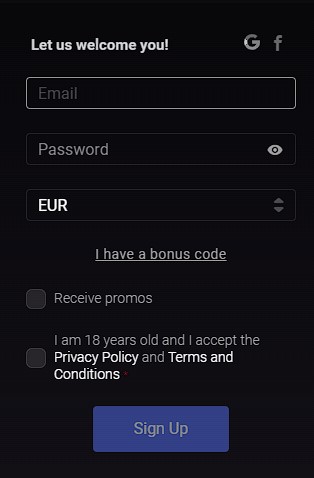 mirax casino signup