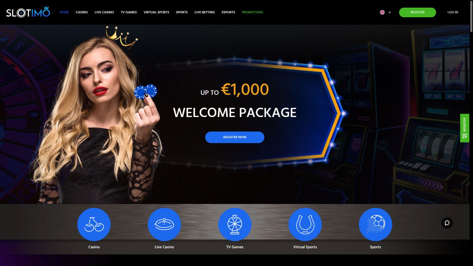 Slotimo Casino Screenshot