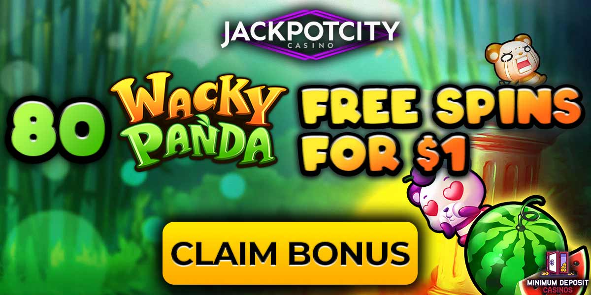 80 Free Spins for $1 at jackpot city casino bonus
