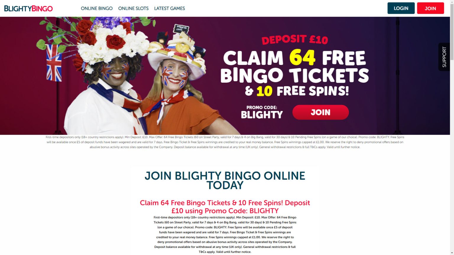blighty bingo screenhot