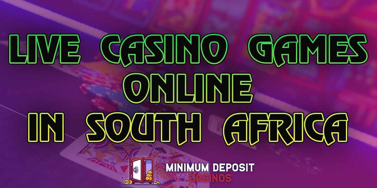 You can now play live casino games online in ZA