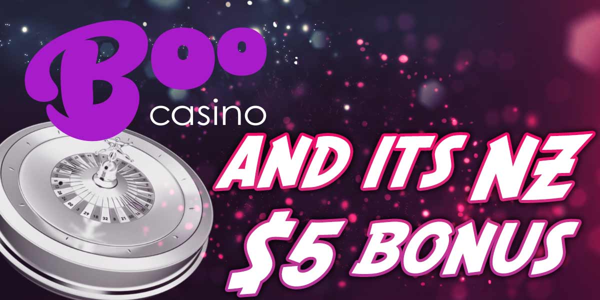 Boo casino and its nz 5 dollar bonus