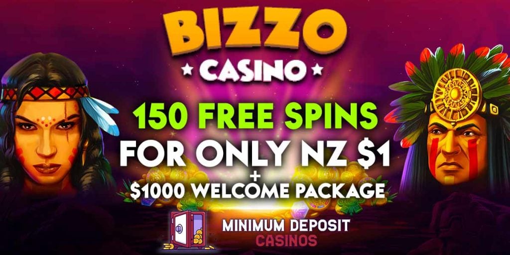 150 Free Spins for only 1$ at Bizzo Casino