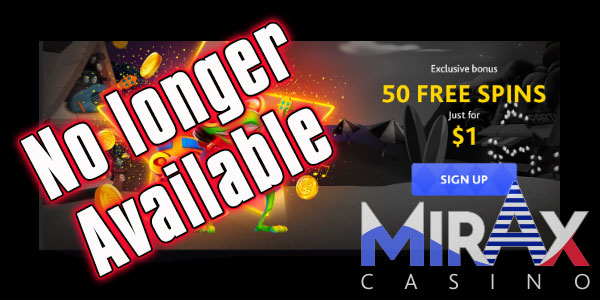 No Longer Available Mirax $1