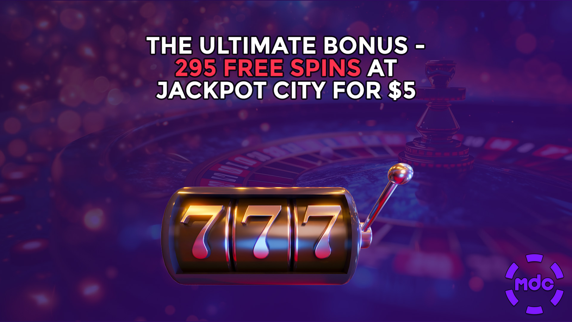 Unlock 295 Free Spins for Just $5 at Jackpot City in Canada