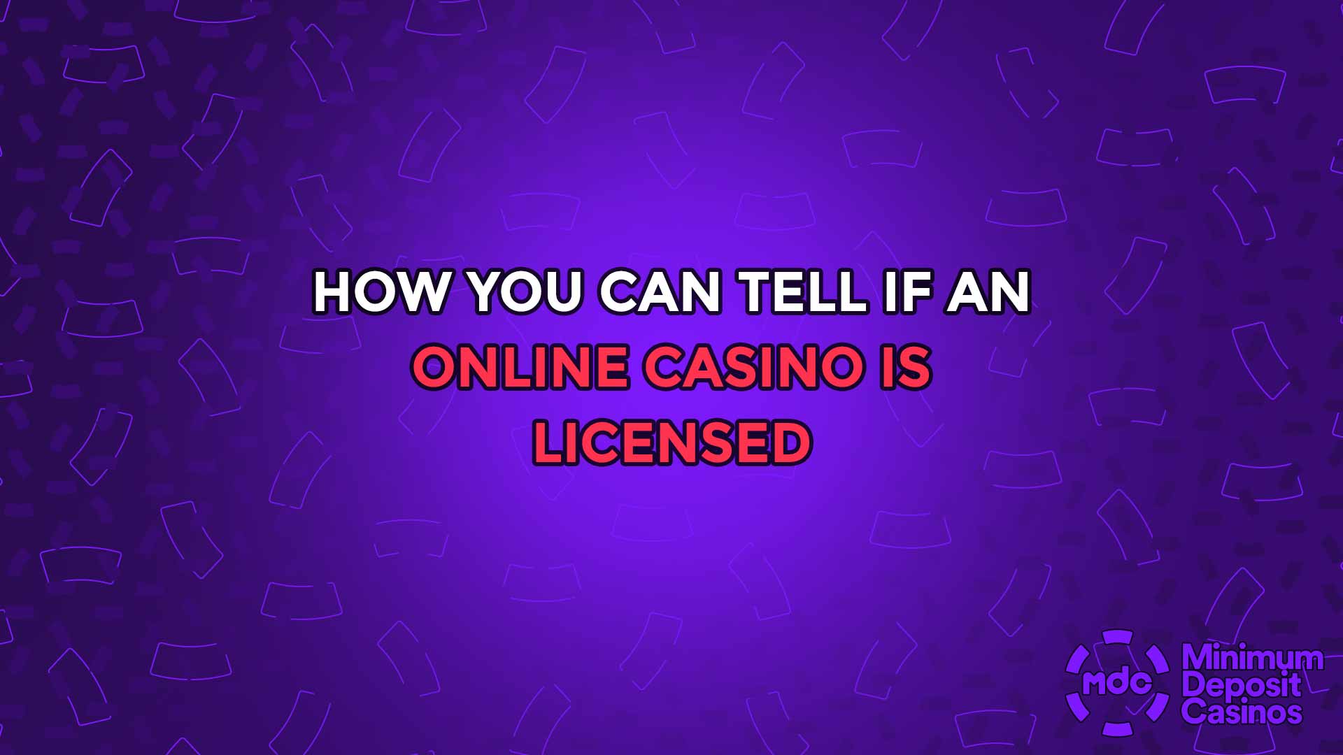 How you can tell if an online casino is licensed