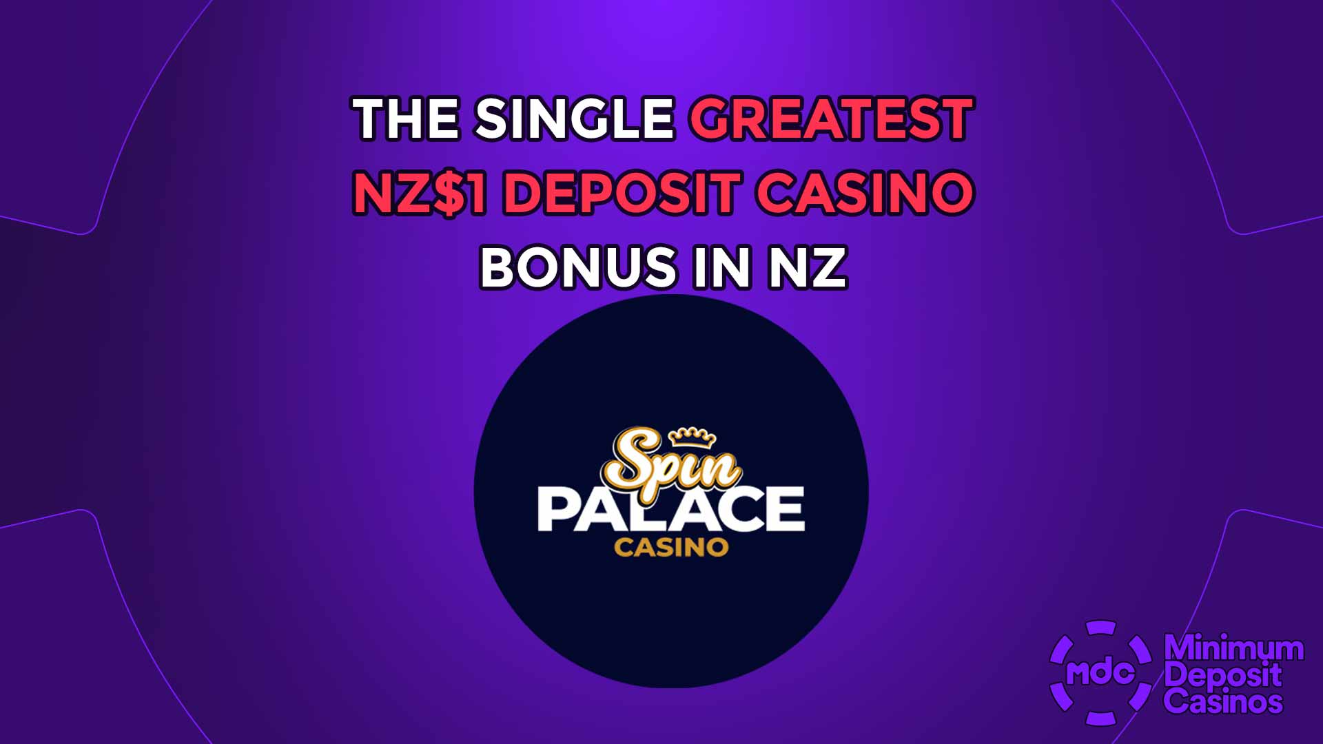 The single greatest NZ$1 deposit casino bonus in NZ
