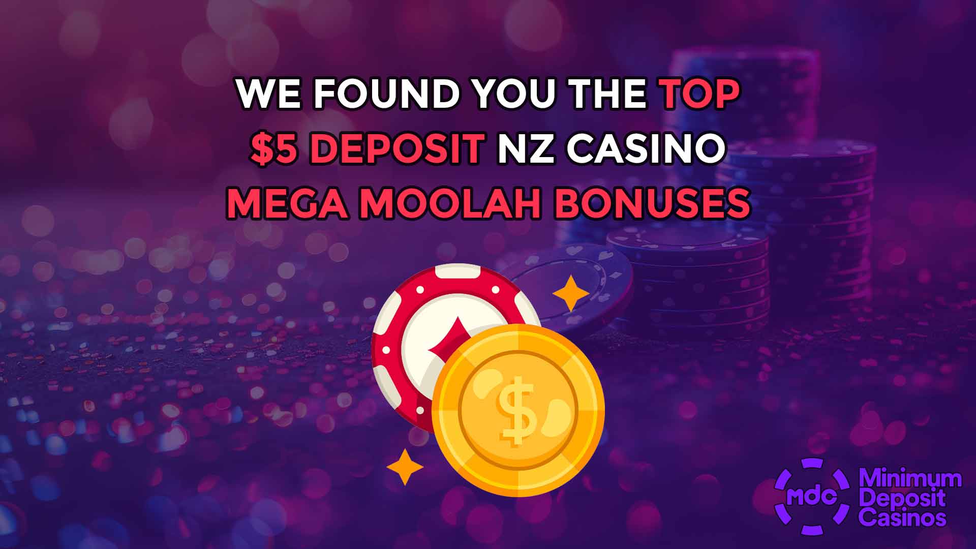 We Found You the Top $5 Deposit NZ Casino Mega Moolah Bonuses