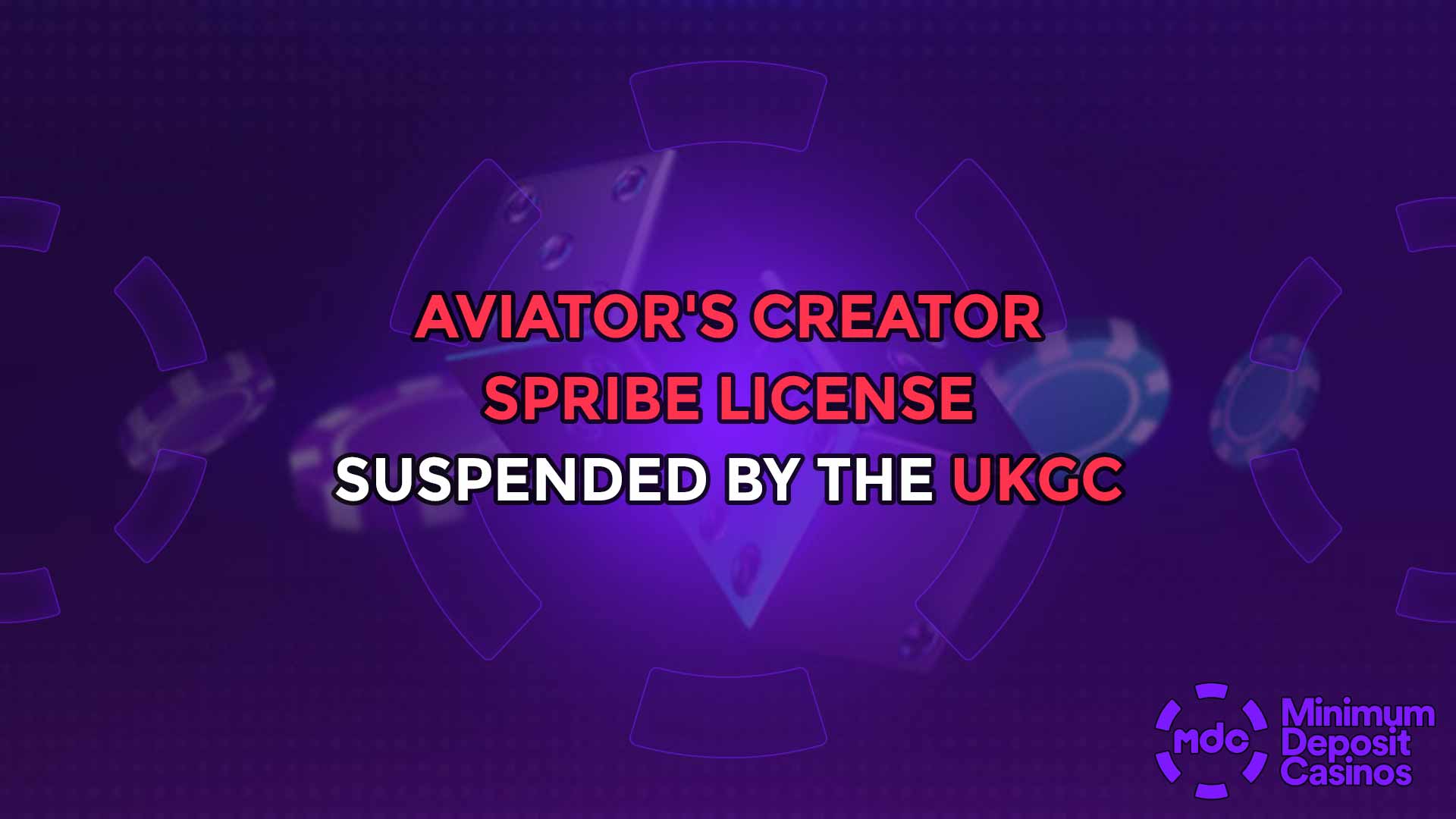 Aviator's creator Spribe license suspended by the UKGC