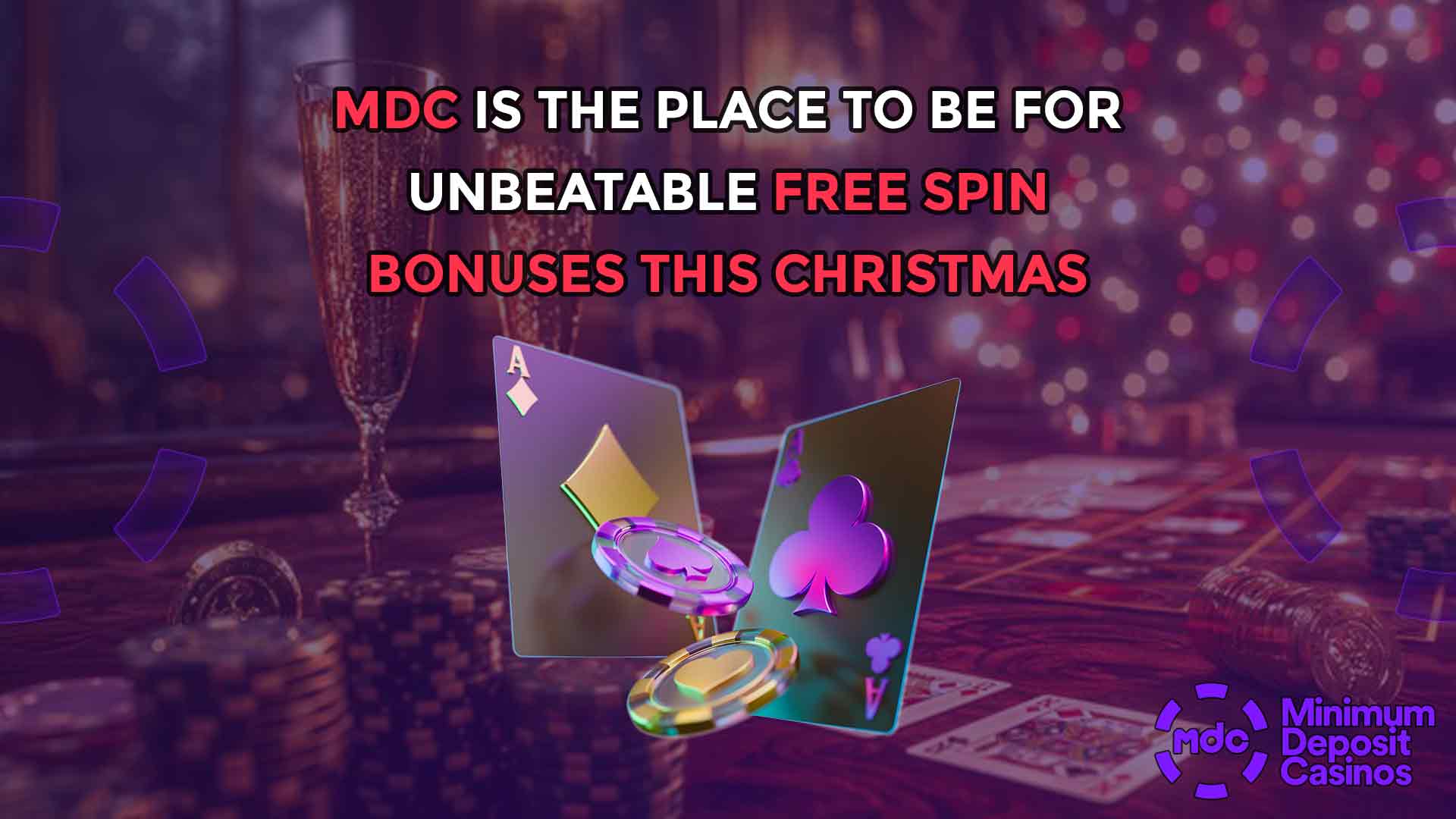 MDC is the place to be for unbeatable free spin bonuses this Christmas
