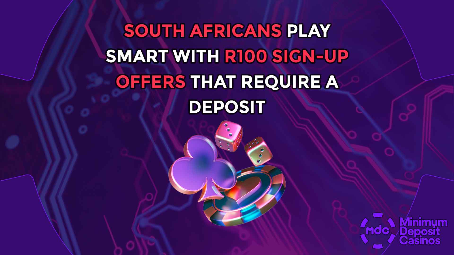 South Africans play smart with R100 sign-up offers that require a deposit
