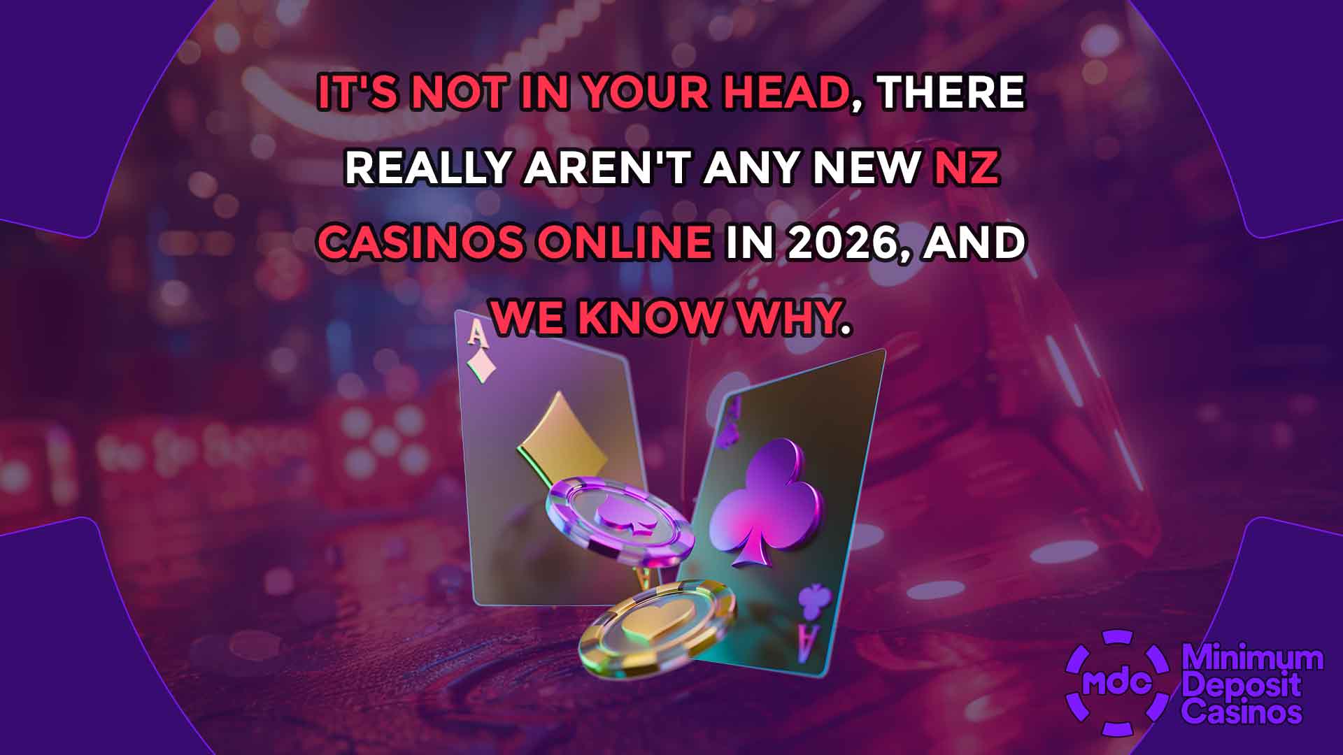 It's not in your head, there really aren't any new NZ casinos online in 2026, and we know why.