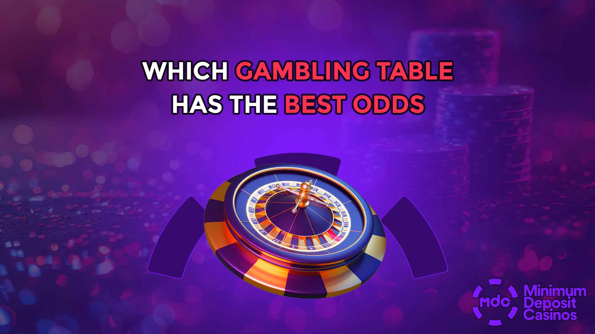 Which Gambling Table has the best Odds