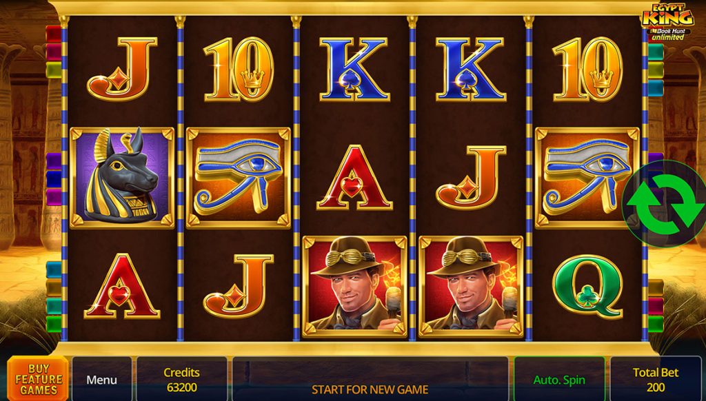 Egypt King Book Hunt Slot game Image - Swintt
