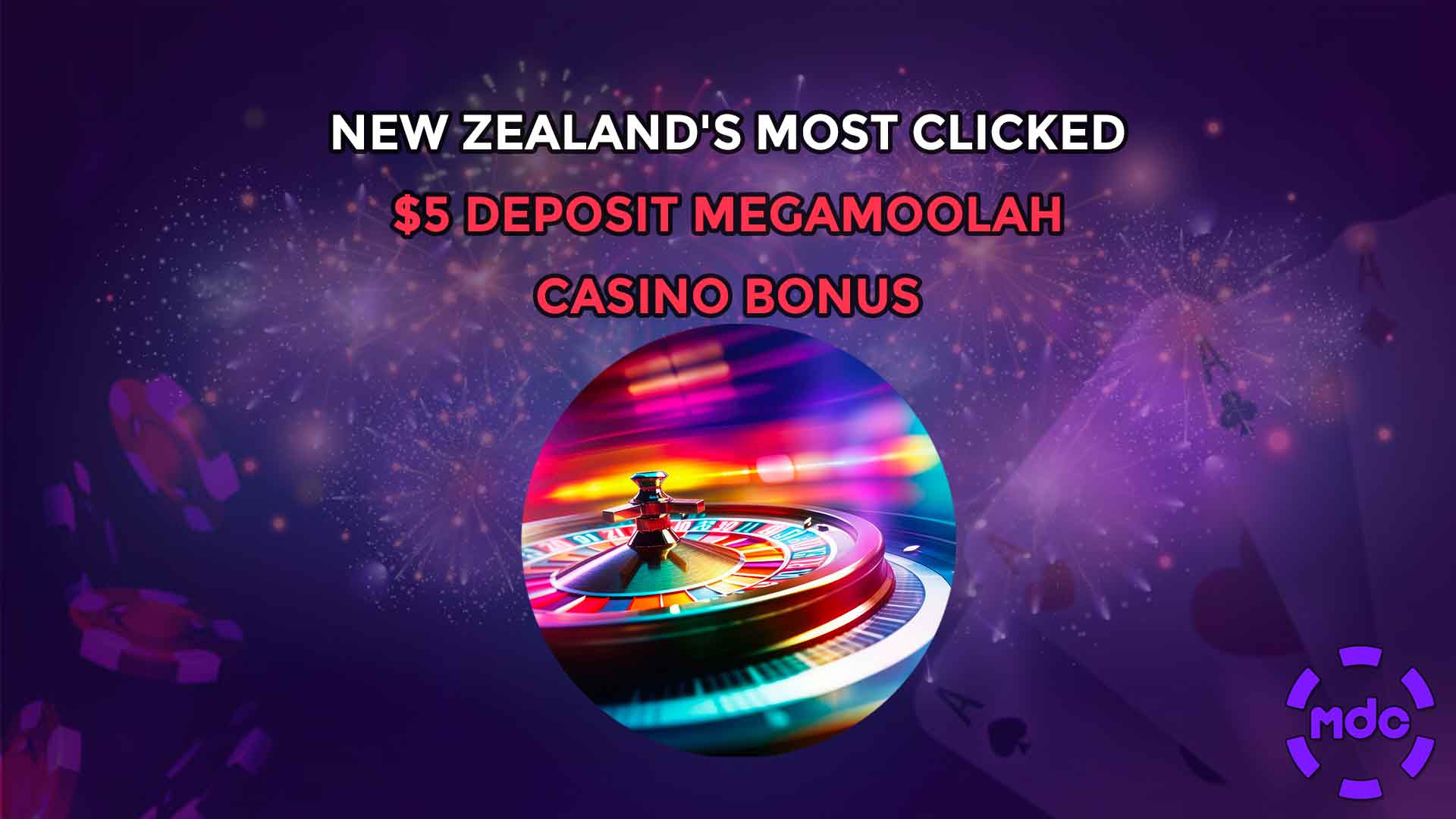 New Zealand's most clicked $5 deposit MegaMoolah casino bonus